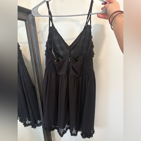 Black Ruffled Sundress - Picture 2 of 4